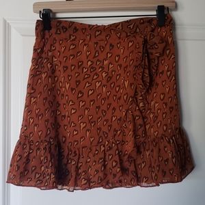 Urban outfitters heart skirt